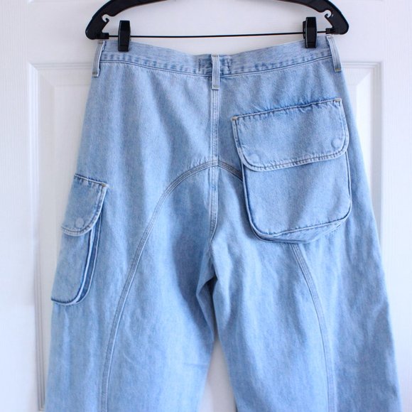 Agolde Cass Baggy Cargo Jeans In Tomorrow Size 28 - Picture 9 of 14